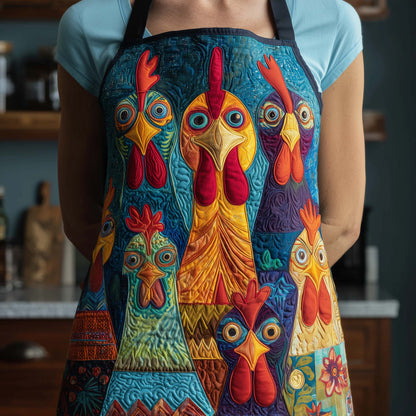 Funky Chicken Quilted Apron GFTOTP14146