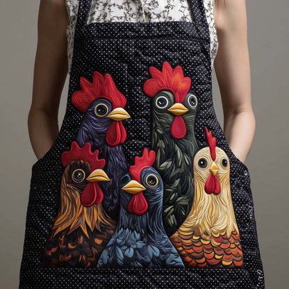 Funky Chicken Quilted Apron GFTOTP14147