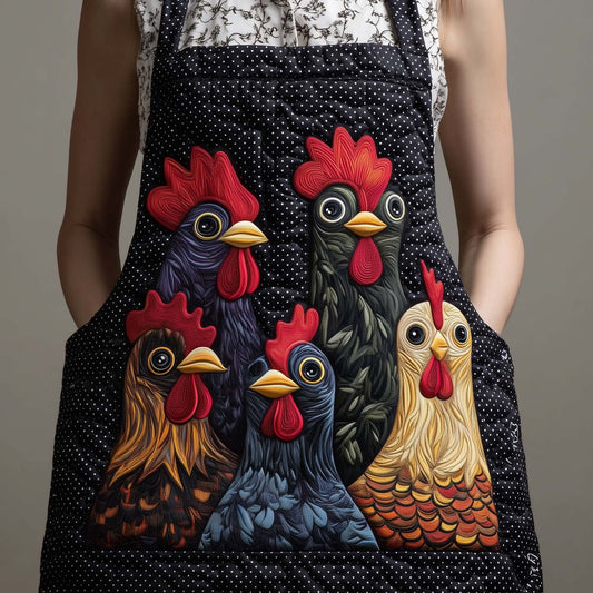 Funky Chicken Quilted Apron GFTOTP14147