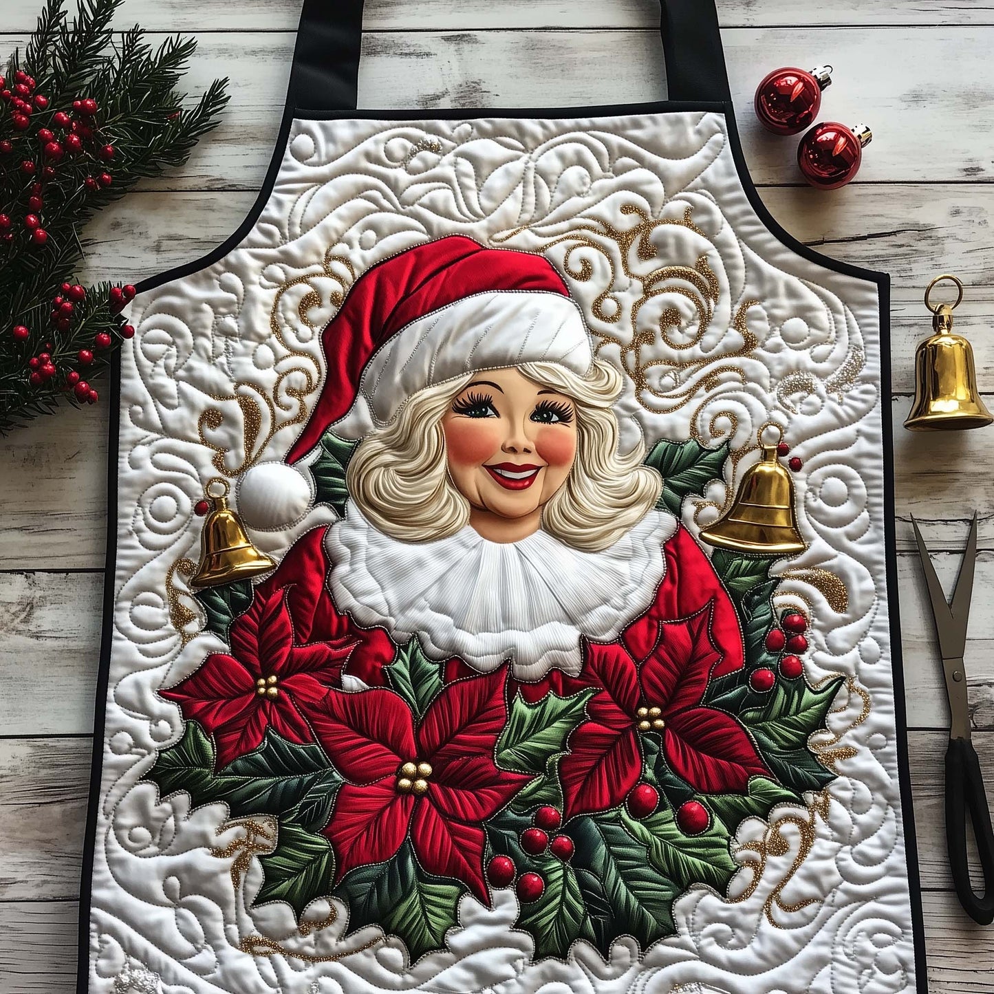 Mrs. Claus Quilted Apron GFTOTP14153