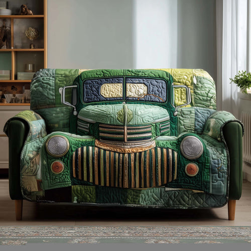 Retro Ride Quilted Sofa Cover GFTOTP14175