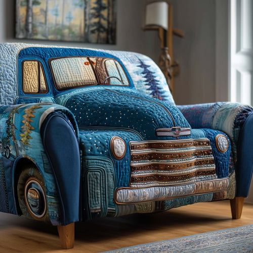 Retro Ride Quilted Sofa Cover GFTOTP14176