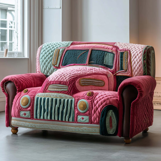 Retro Ride Quilted Sofa Cover GFTOTP14177
