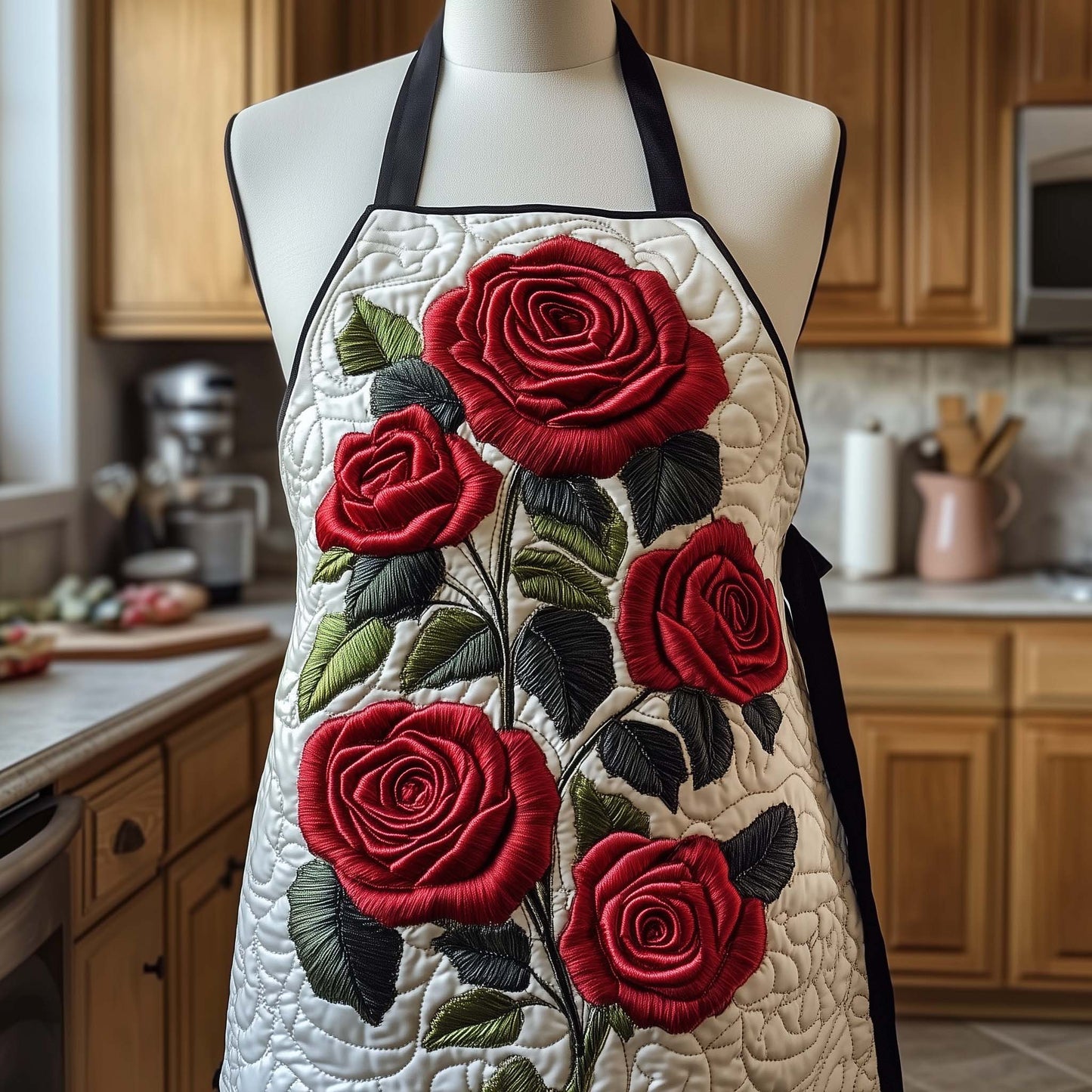 Charming Rose Quilted Apron GFTOTP14196