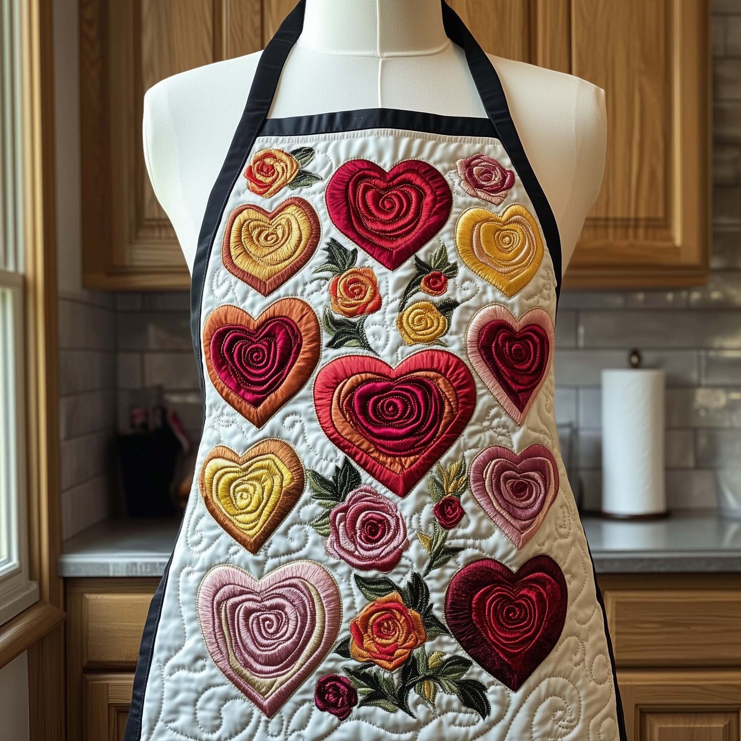 Charming Rose Quilted Apron GFTOTP14199