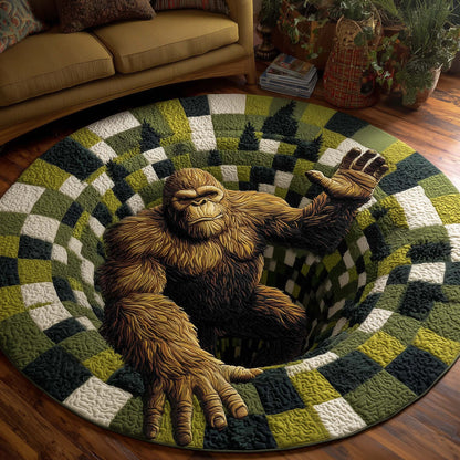 Sasquatch Trail Quilted Round Mat GFTOTP14285