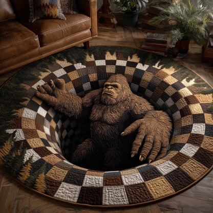 Sasquatch Trail Quilted Round Mat GFTOTP14286