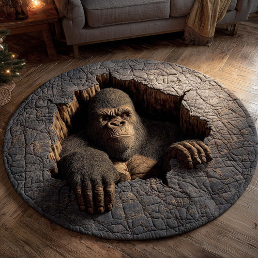 Sasquatch Trail Quilted Round Mat GFTOTP14287