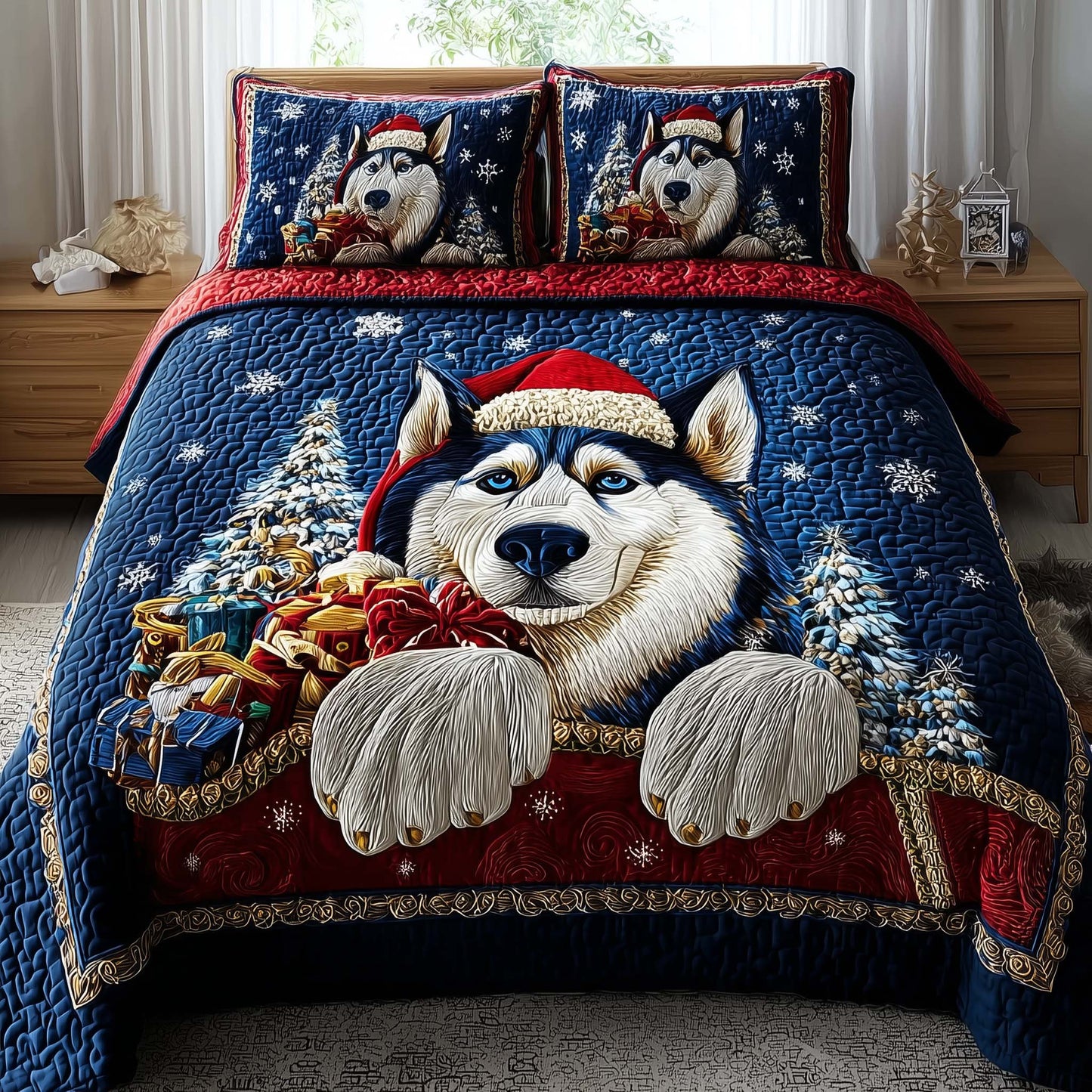 Husky Wonderland Duvet Cover Set GFTOTP14312