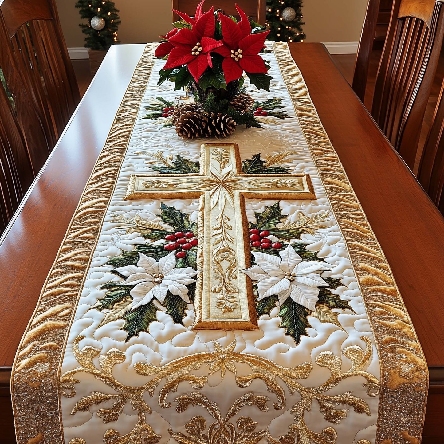 Divine Light Quilted Table Runner GFTOTP14320