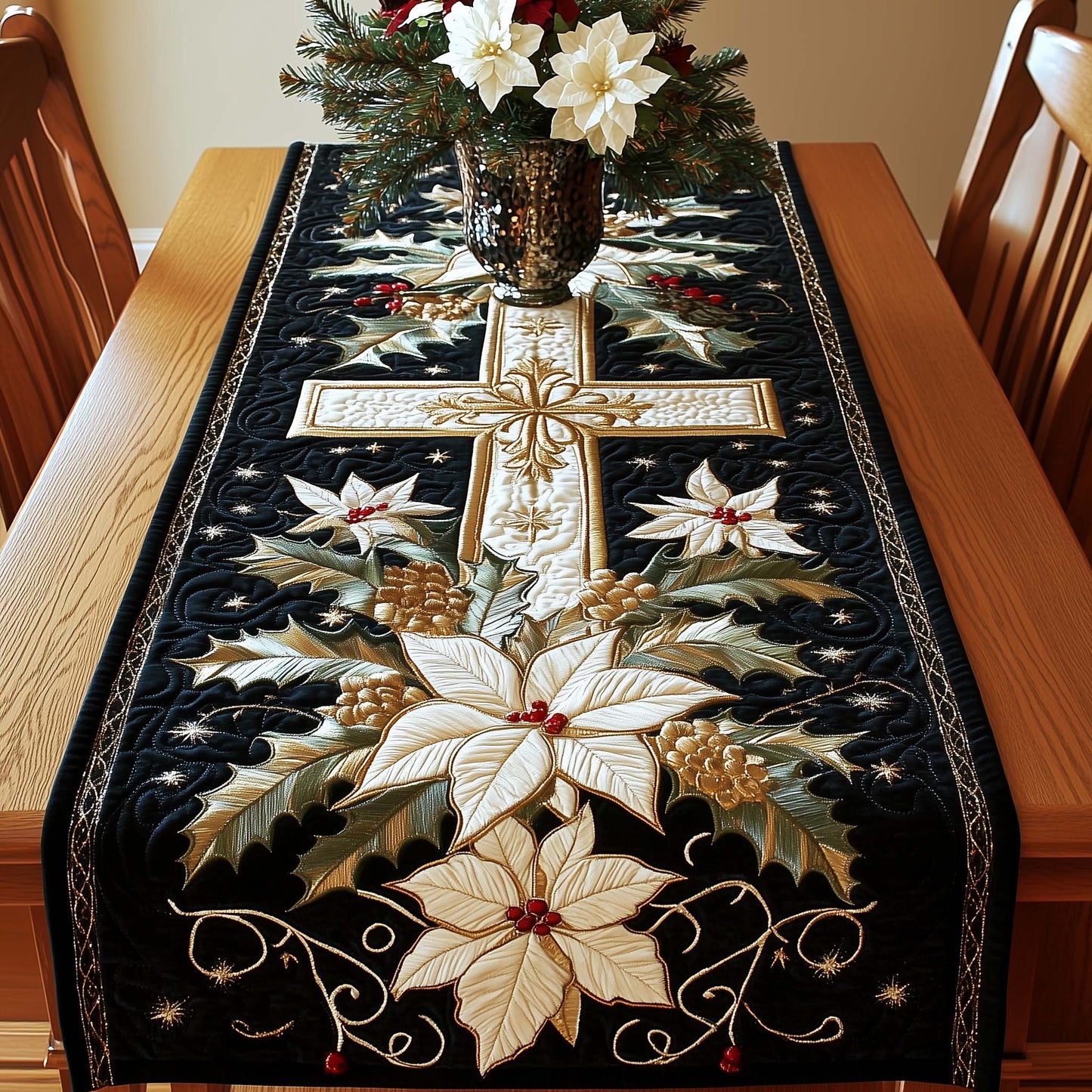 Divine Light Quilted Table Runner GFTOTP14321