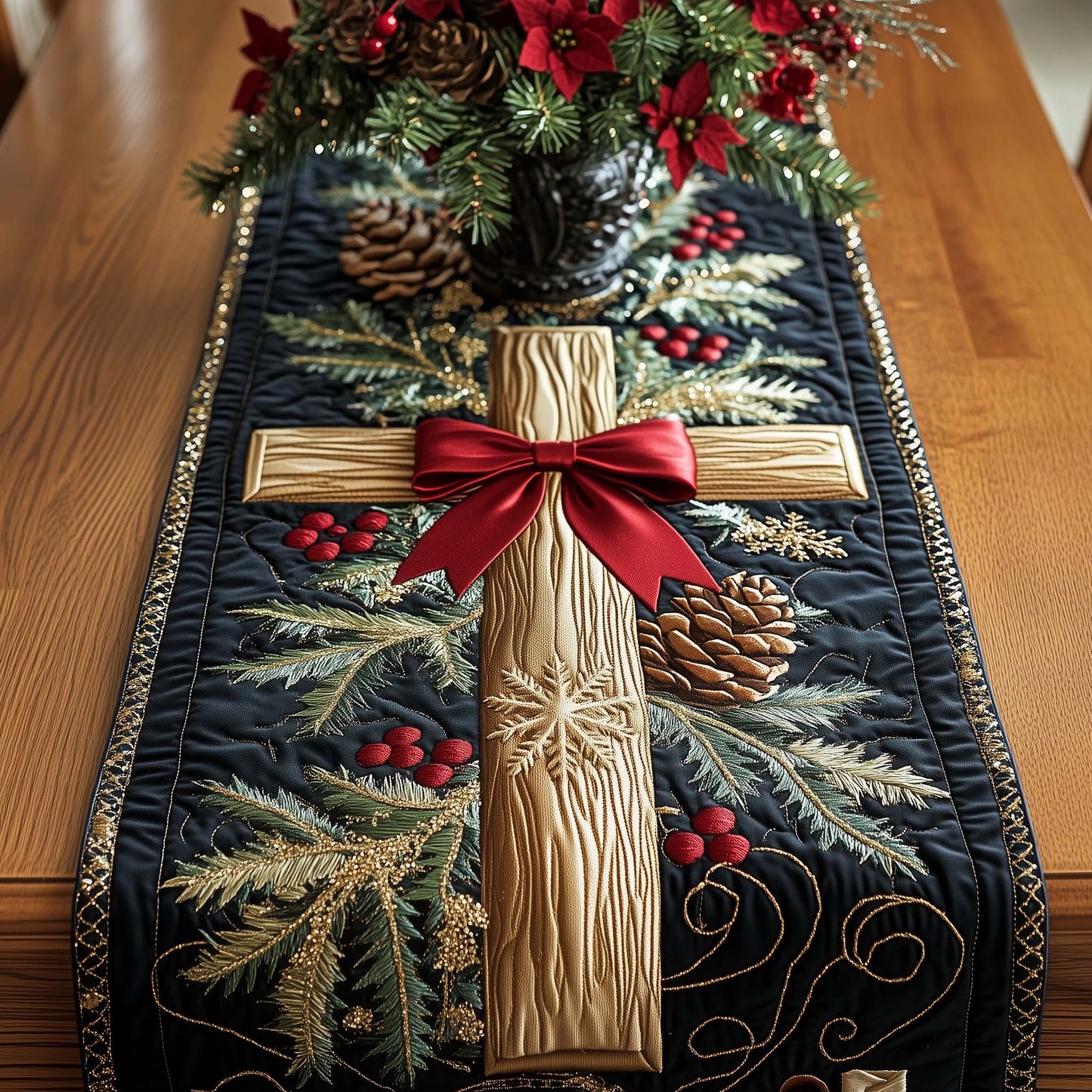 Divine Light Quilted Table Runner GFTOTP14326