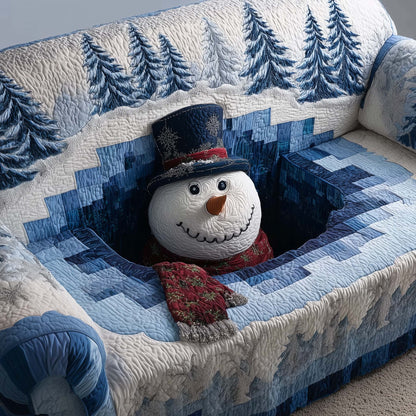 Holly Jolly Quilted Sofa Cover GFTOTP14356