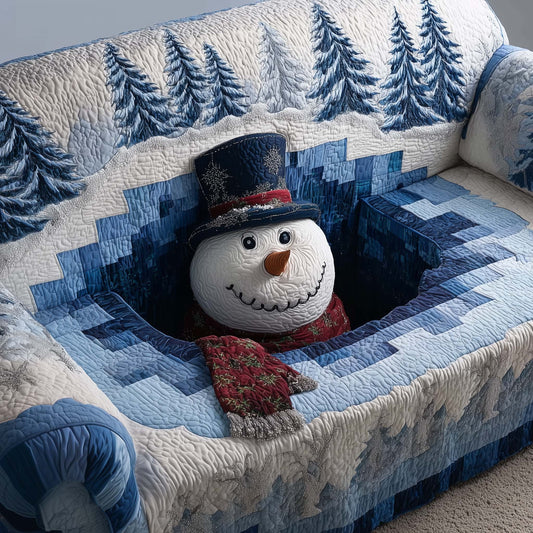 Holly Jolly Quilted Sofa Cover GFTOTP14356