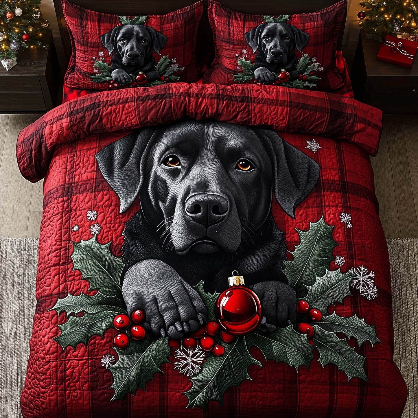 Jolly Labrador Duvet Cover Set GFTOTP14359