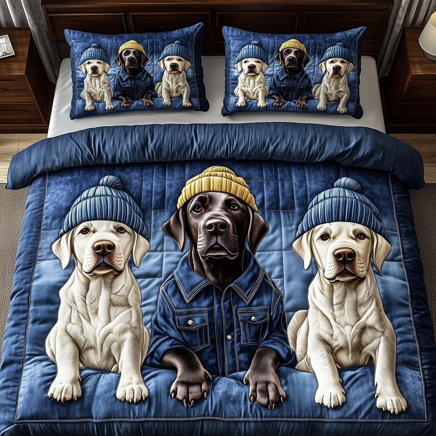 Jolly Labrador Duvet Cover Set GFTOTP14361