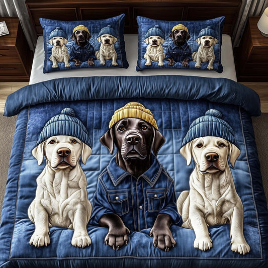 Jolly Labrador Duvet Cover Set GFTOTP14361