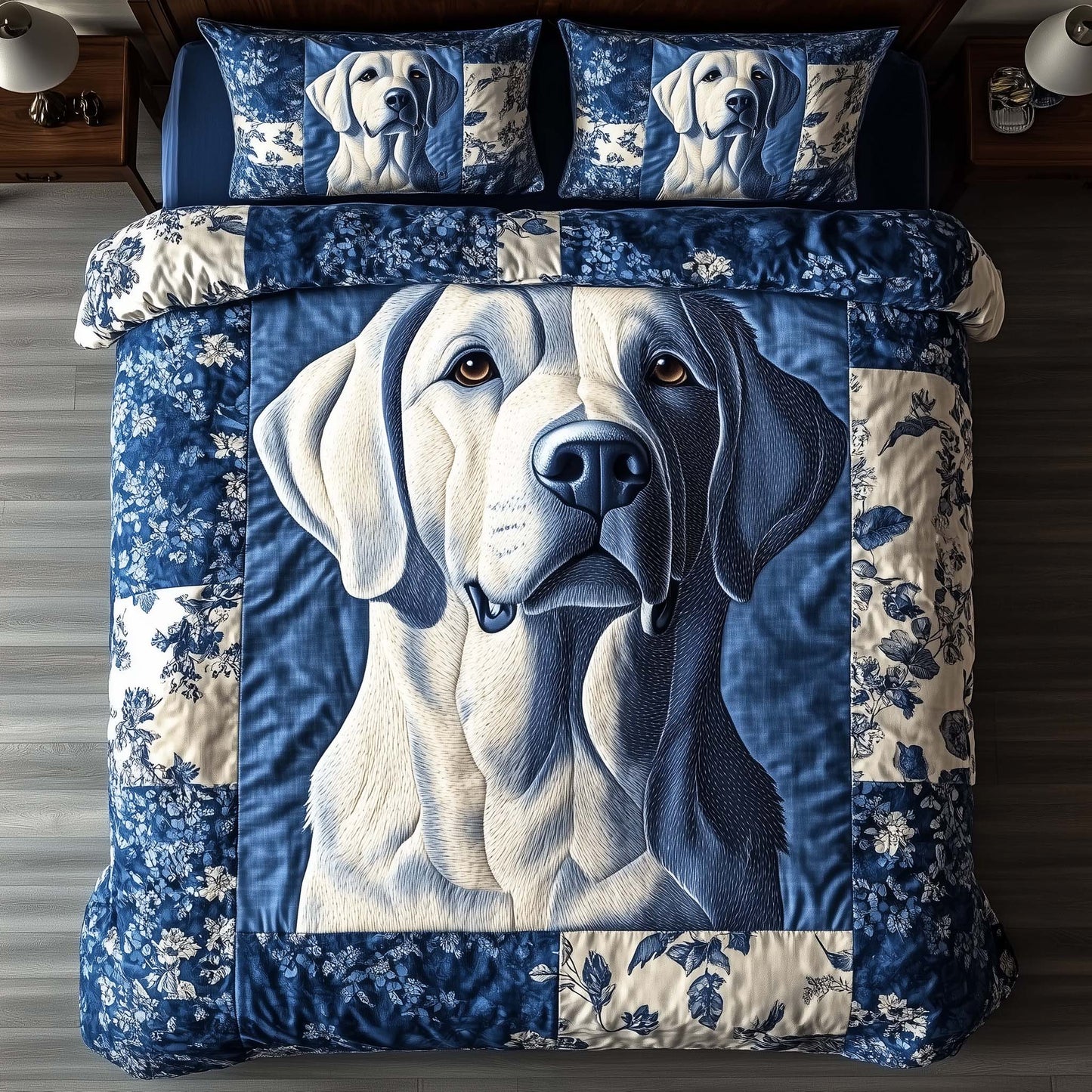Yuletide Labrador Duvet Cover Set GFTOTP14365