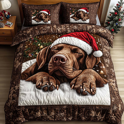 Yuletide Labrador Duvet Cover Set GFTOTP14366