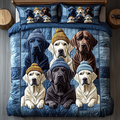 Yuletide Labrador Duvet Cover Set GFTOTP14367