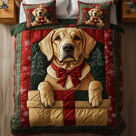 Yuletide Labrador Duvet Cover Set GFTOTP14368