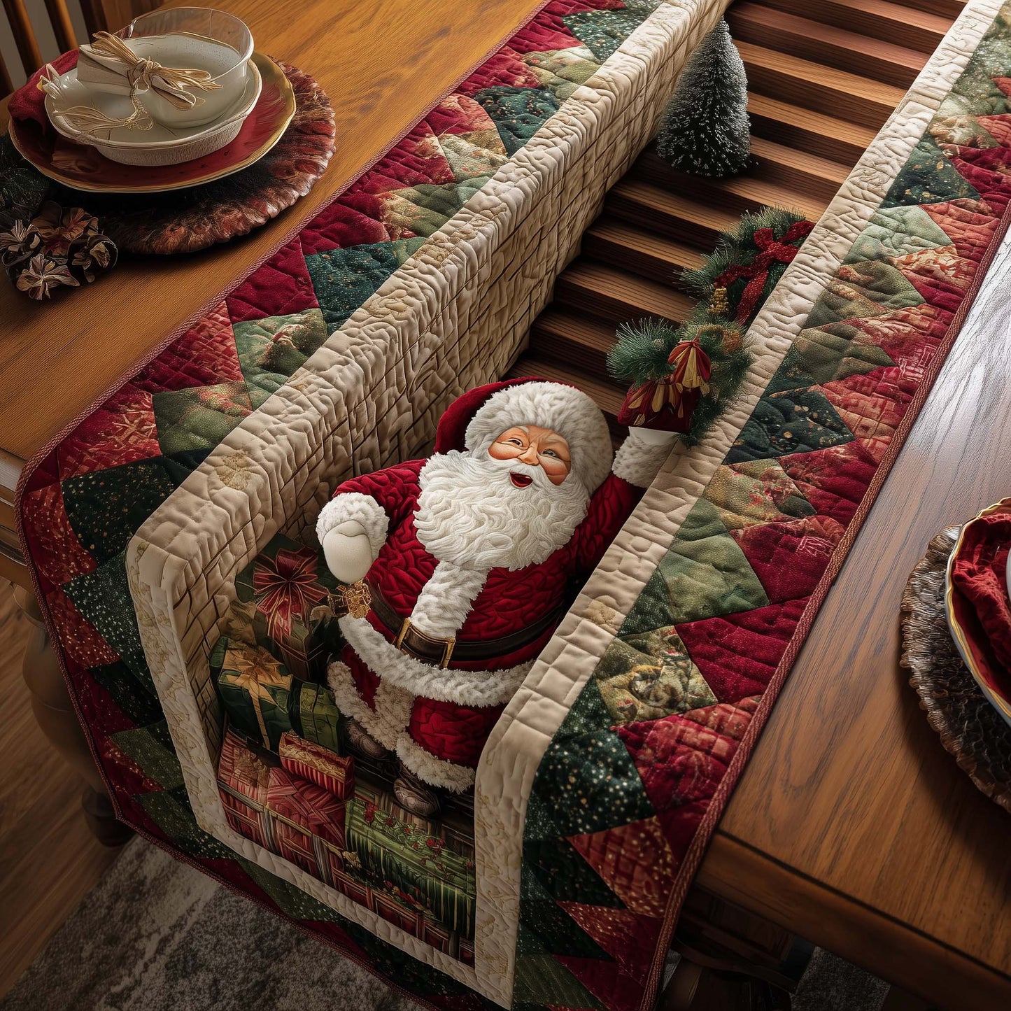 Jolly Workshop Quilted Table Runner GFTOTP14404