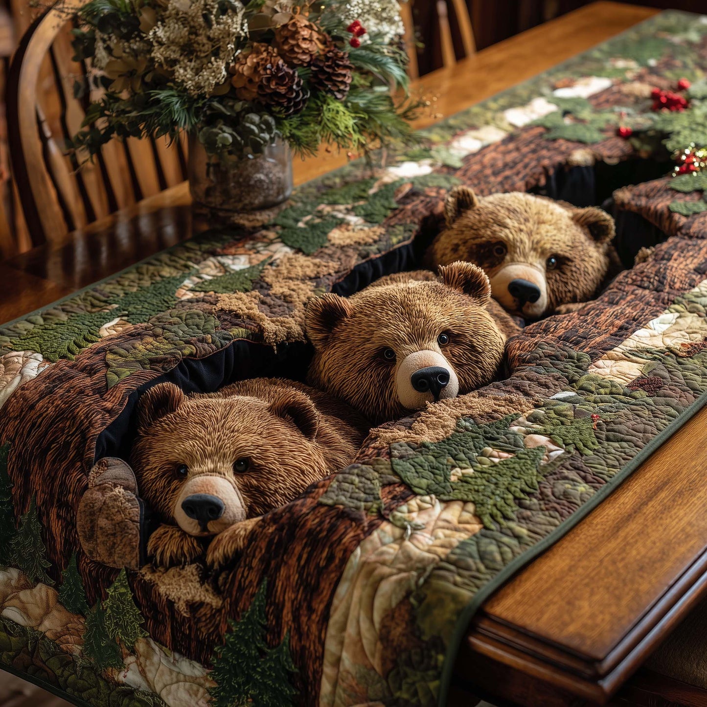 Woodland Wanderer Quilted Table Runner GFTOTP14420