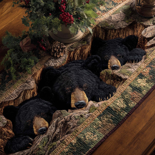 Bear Forest Spirit Quilted Table Runner GFTOTP14424