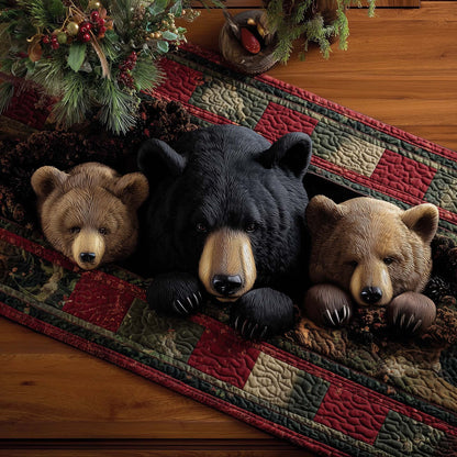 Bear Forest Spirit Quilted Table Runner GFTOTP14425