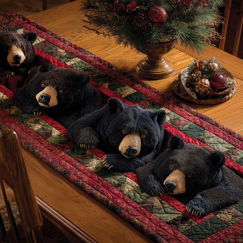 Bear Forest Spirit Quilted Table Runner GFTOTP14426