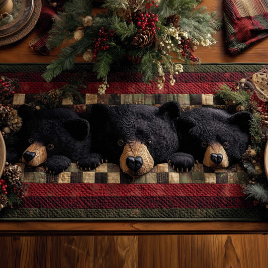 Bear Forest Spirit Quilted Table Runner GFTOTP14428