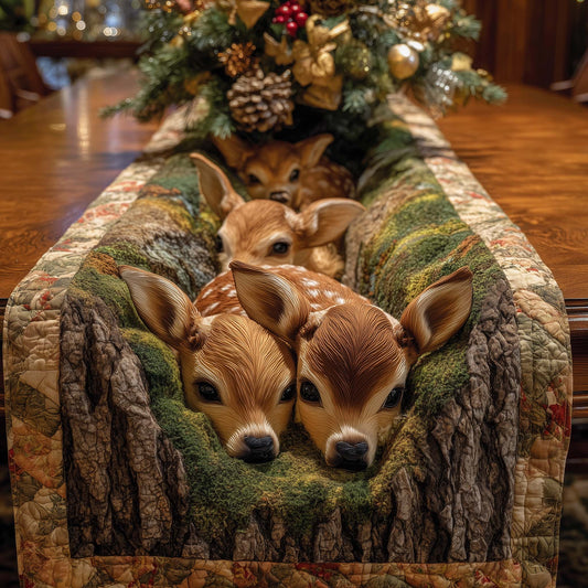 Woodland Grace Quilted Table Runner GFTOTP14433