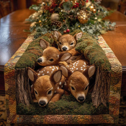 Woodland Grace Quilted Table Runner GFTOTP14434