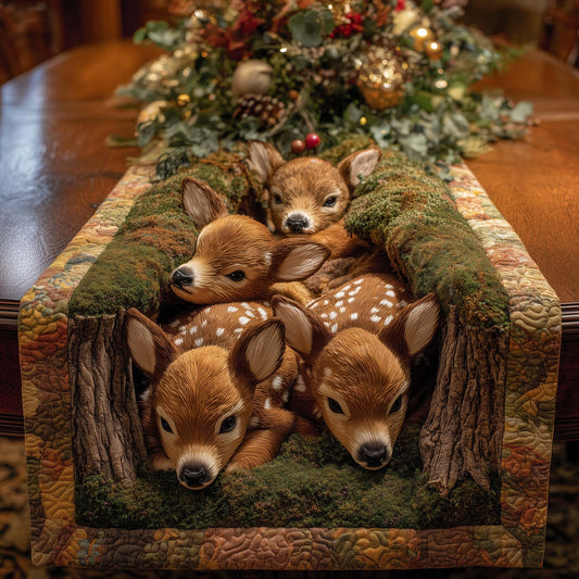 Woodland Grace Quilted Table Runner GFTOTP14434