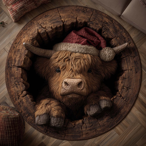 Rustic Homestead Quilted Round Mat GFTOTP14452