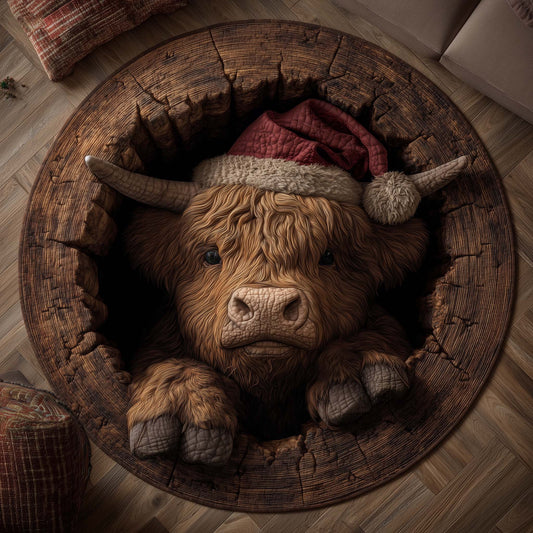 Rustic Homestead Quilted Round Mat GFTOTP14452