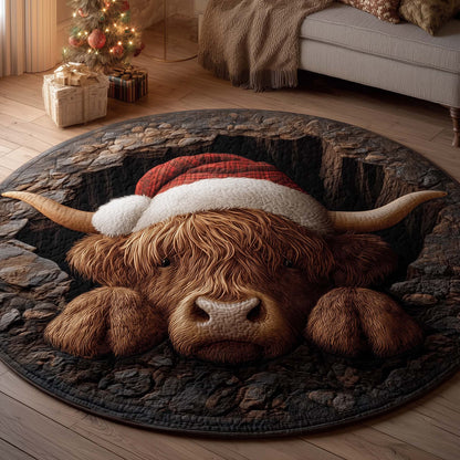 Rustic Homestead Quilted Round Mat GFTOTP14453