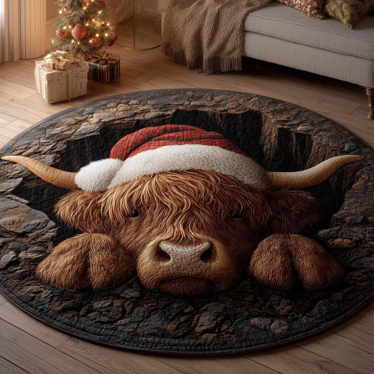 Rustic Homestead Quilted Round Mat GFTOTP14453