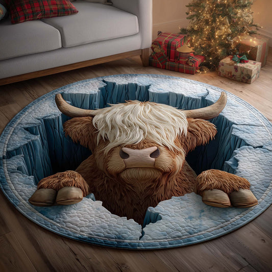 Rustic Homestead Quilted Round Mat GFTOTP14457