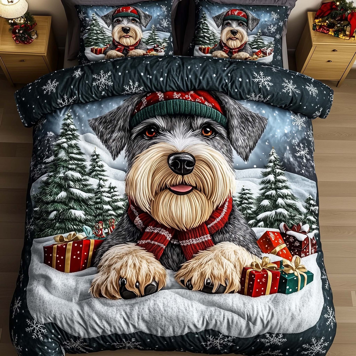 Schnauzer Charm Duvet Cover Set GFTOTP14465
