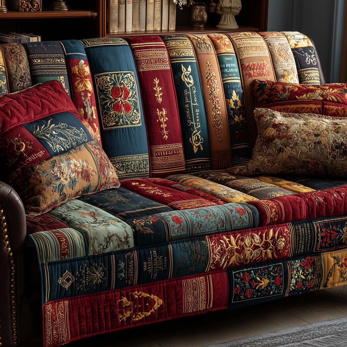 Reading Nook Quilted Sofa Cover GFTOTP14479