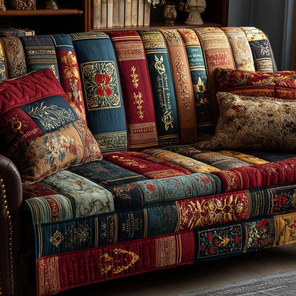 Reading Nook Quilted Sofa Cover GFTOTP14479