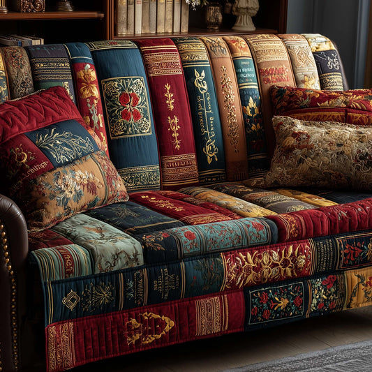 Reading Nook Quilted Sofa Cover GFTOTP14479