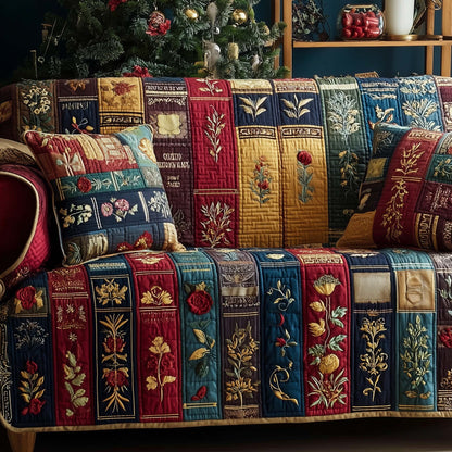 Reading Nook Quilted Sofa Cover GFTOTP14480