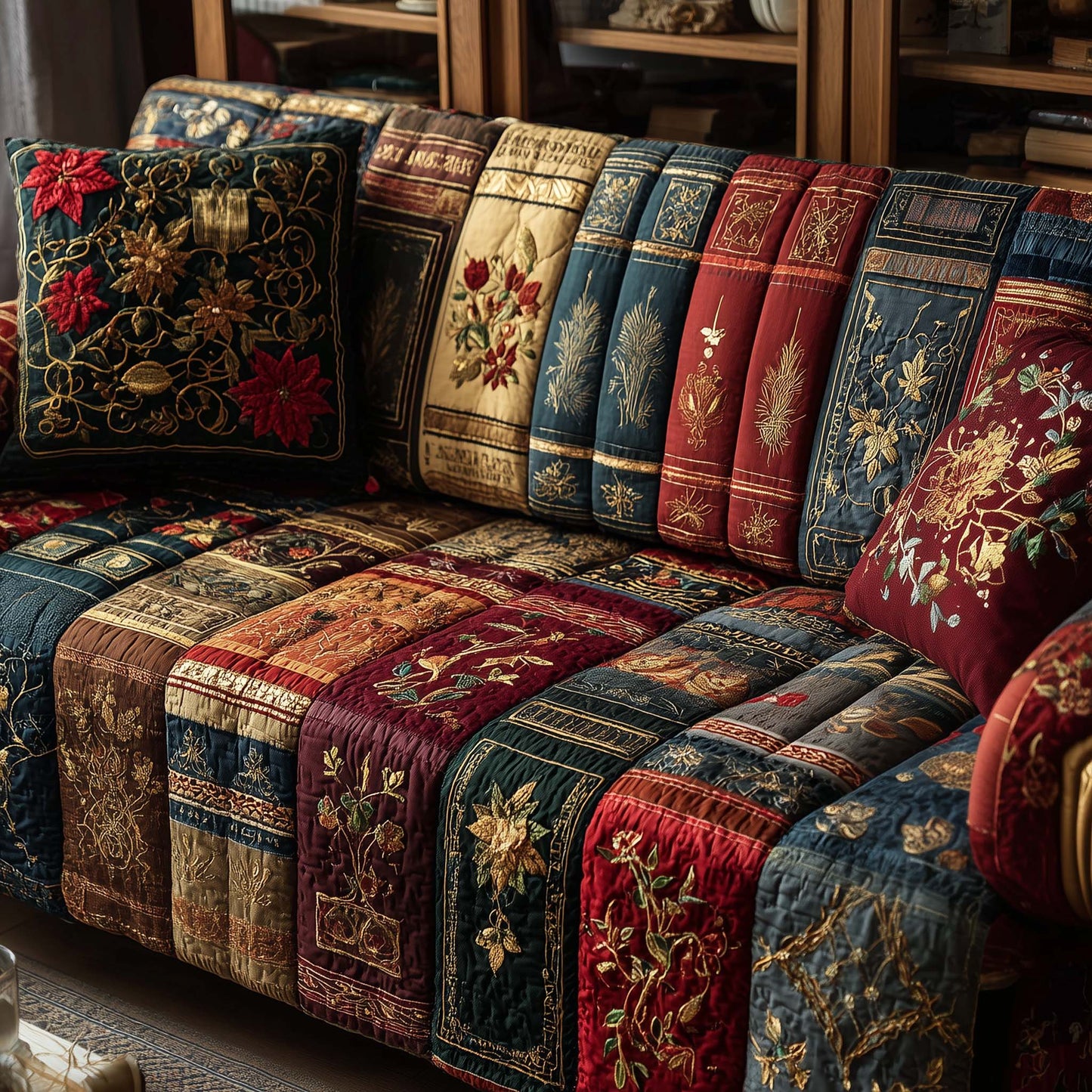 Reading Nook Quilted Sofa Cover GFTOTP14481