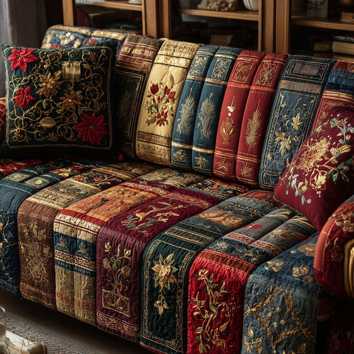 Reading Nook Quilted Sofa Cover GFTOTP14481