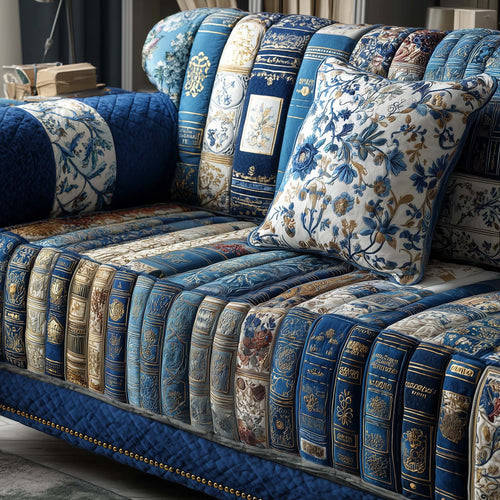 Reading Nook Quilted Sofa Cover GFTOTP14484