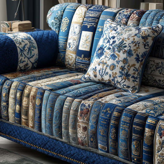 Reading Nook Quilted Sofa Cover GFTOTP14484