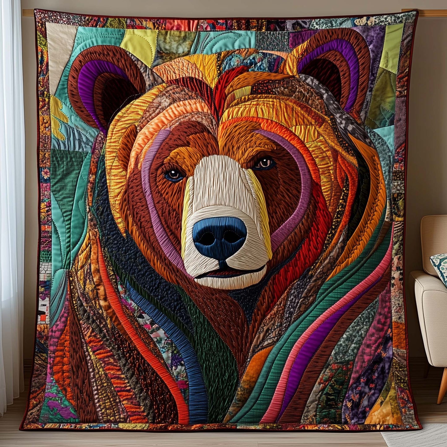 Bear Trail Quilted Blanket GFTOTP14486