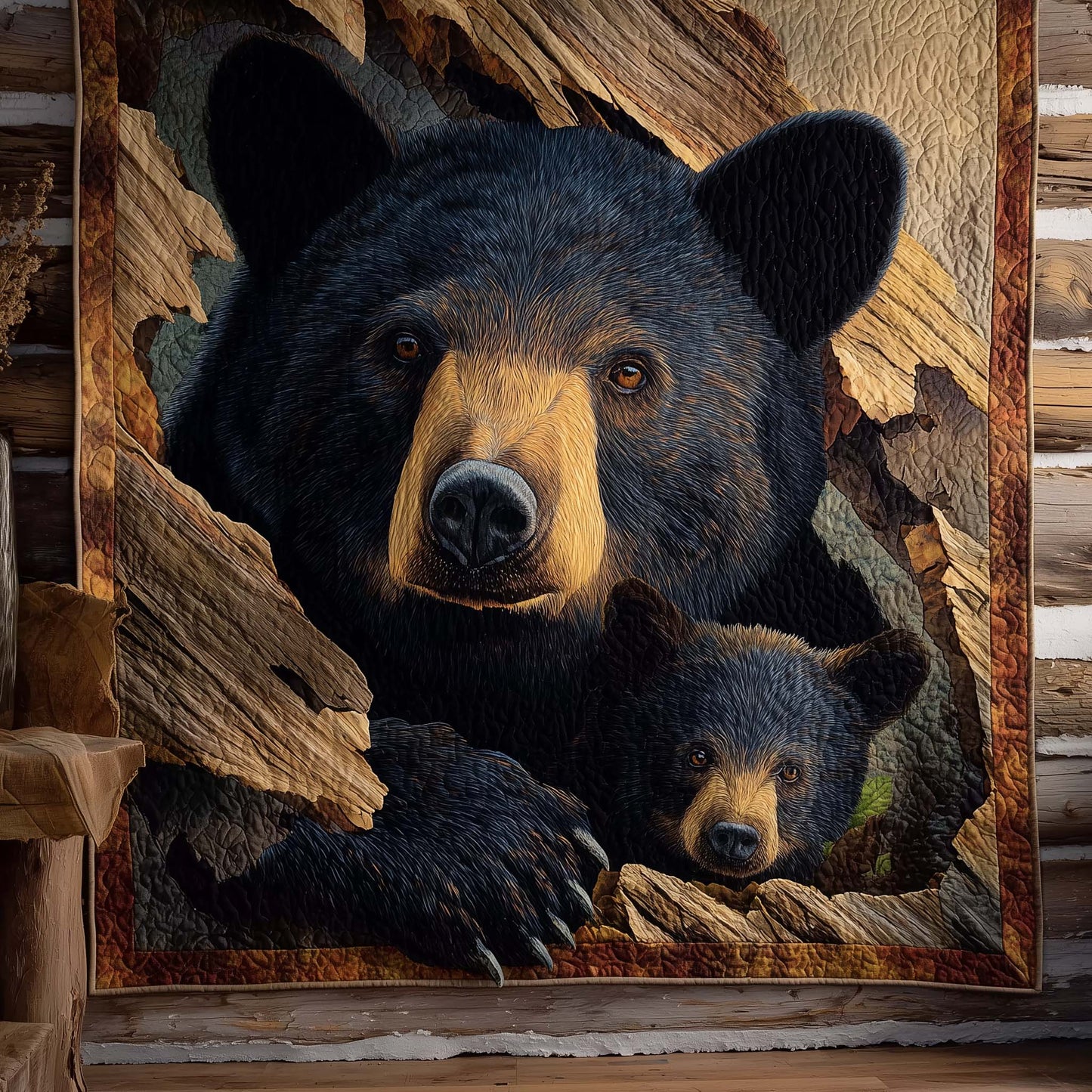 Bear Trail Quilted Blanket GFTOTP14487